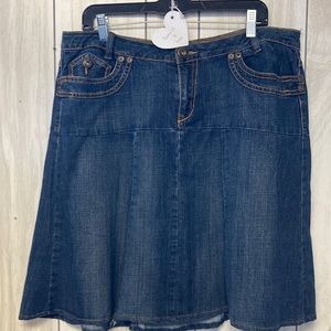 Baccini denim skirt